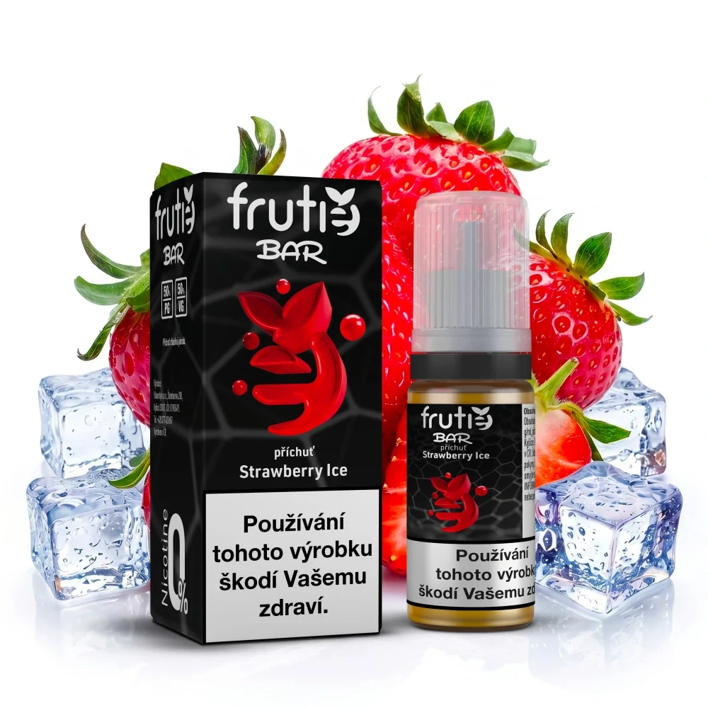 Frutie BAR - Strawberry Ice (chladivá jahoda) 0mg