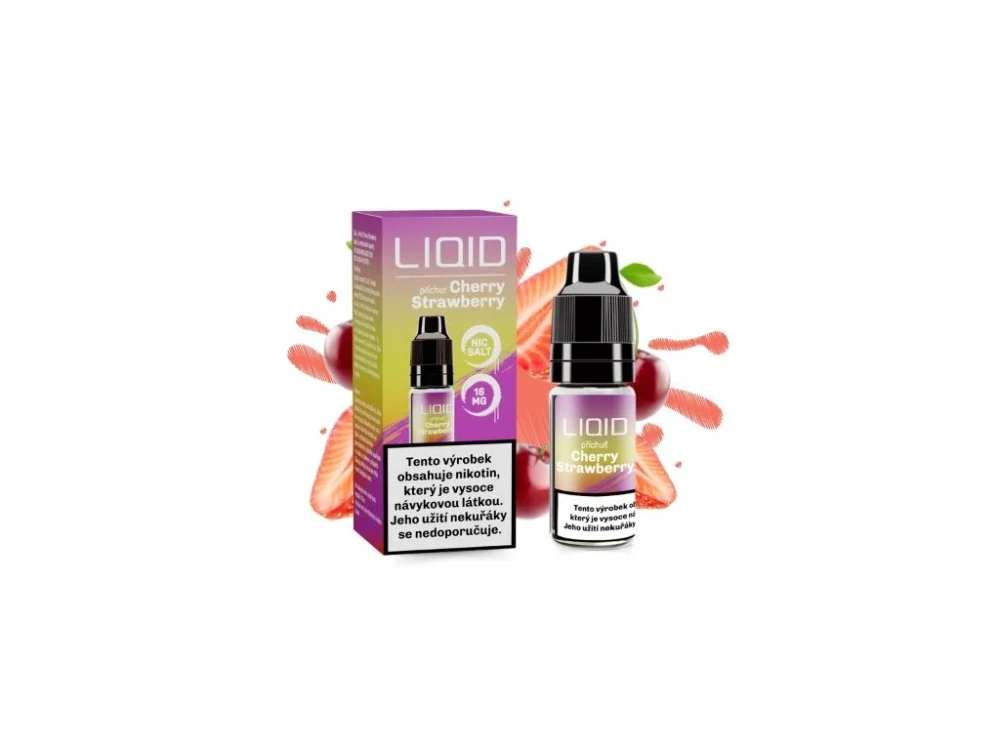 E-liquid - LIO LIQID - Cherry Strawberry 10 ml / 16 mg