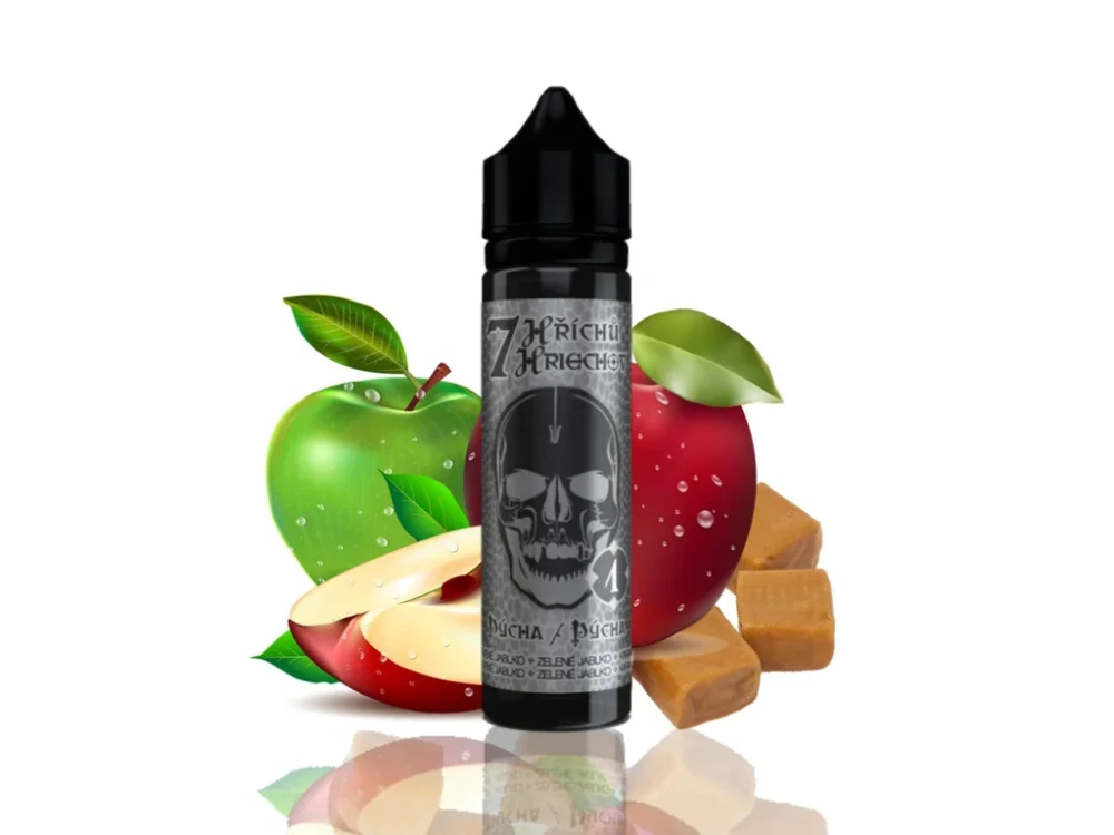 7 Hříchů - Shake & Vape - 1 Pýcha 10ml (Jablko červené, zelené, Karamel)