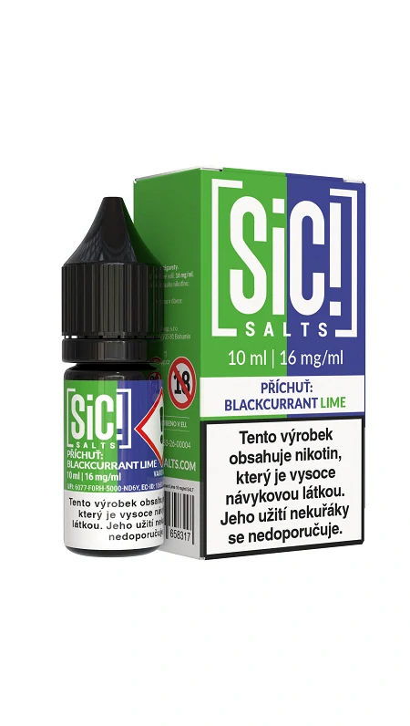 SiC! Salts Blackcurrant Lime 16 mg