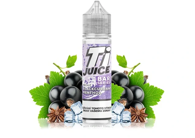 TI JUICE BAR SERIES - BLACKCURRANT MENTHOL 10ml Shake & Vape