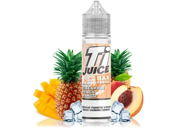 TI JUICE BAR SERIES - PINEAPPLE PEACH MANGO 10 ml Shake & Vape