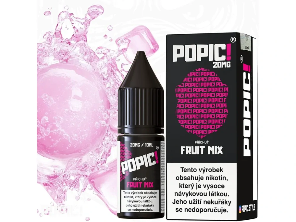 E-liquid - POPIC! - Fruit Mix 10ml / 20mg