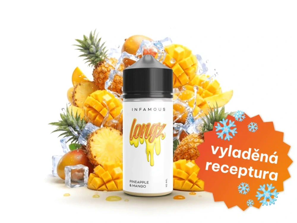 Příchuť SNV Infamous LongZ - Pineapple & Mango 10ml/100