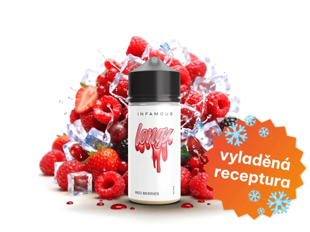 Příchuť SNV Infamous LongZ - Red Berries 10ml100