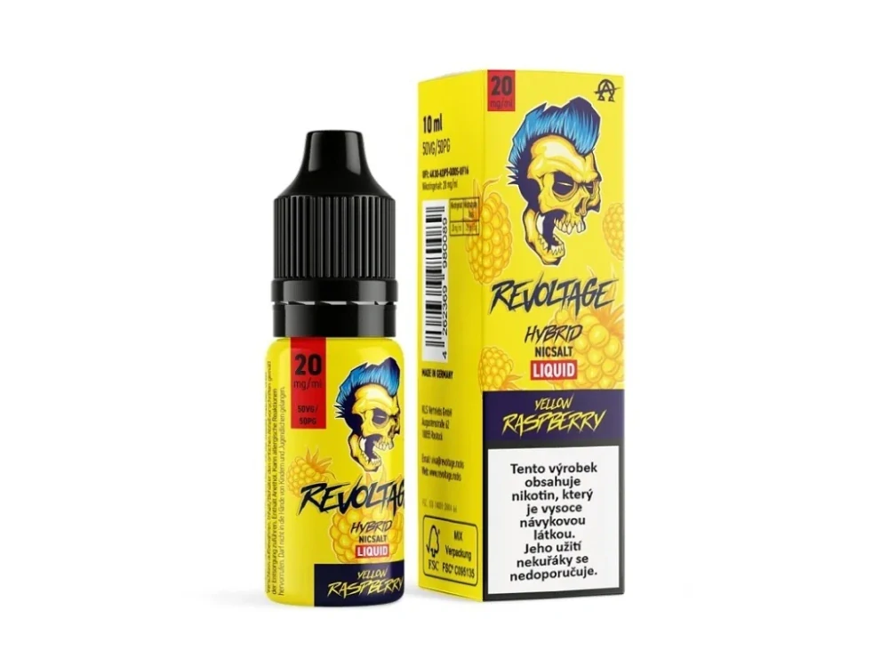 Revoltage Yellow Raspberry 20mg 10ml Chladivá malina