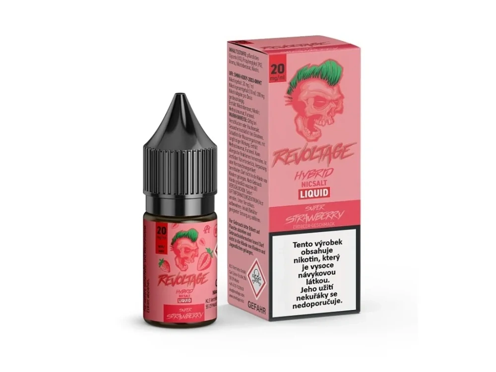 Revoltage Super Strawberry 20mg 10ml Chladivé jahody