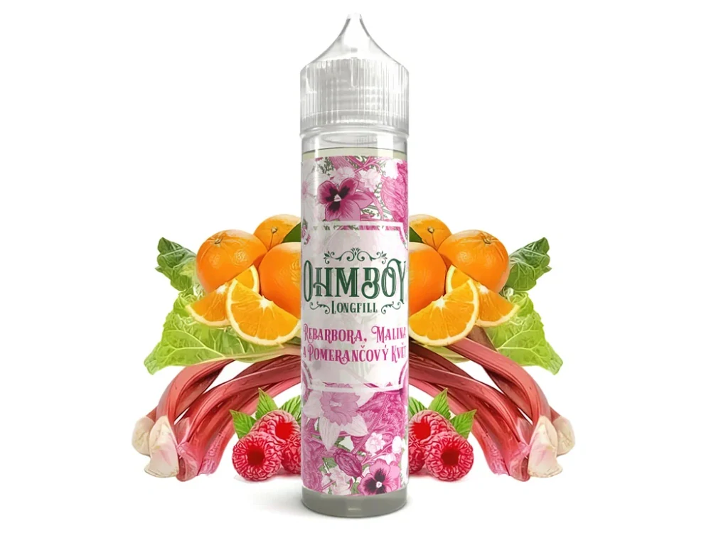 Ohmboy Volume ll - S&V - Rhubarb Raspberry Orange Blossom - 10ml Rebarbora, Malina a pomerančový květ