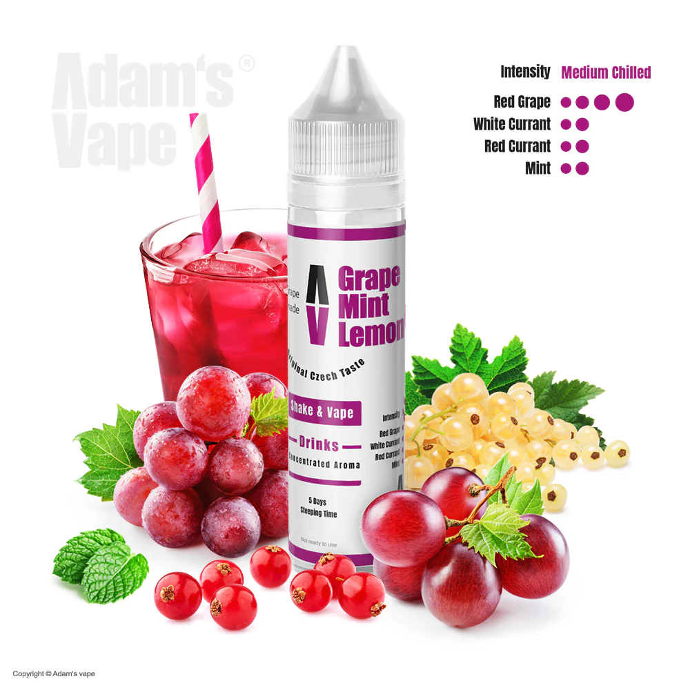 Adam's vape Grape Mint Lemonade