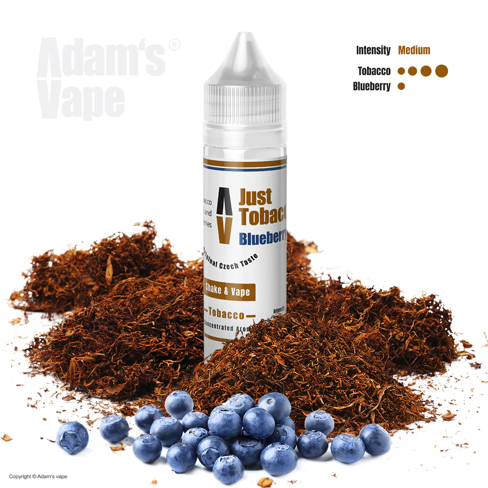 Adam's vape Just Tobacco Blueberry
