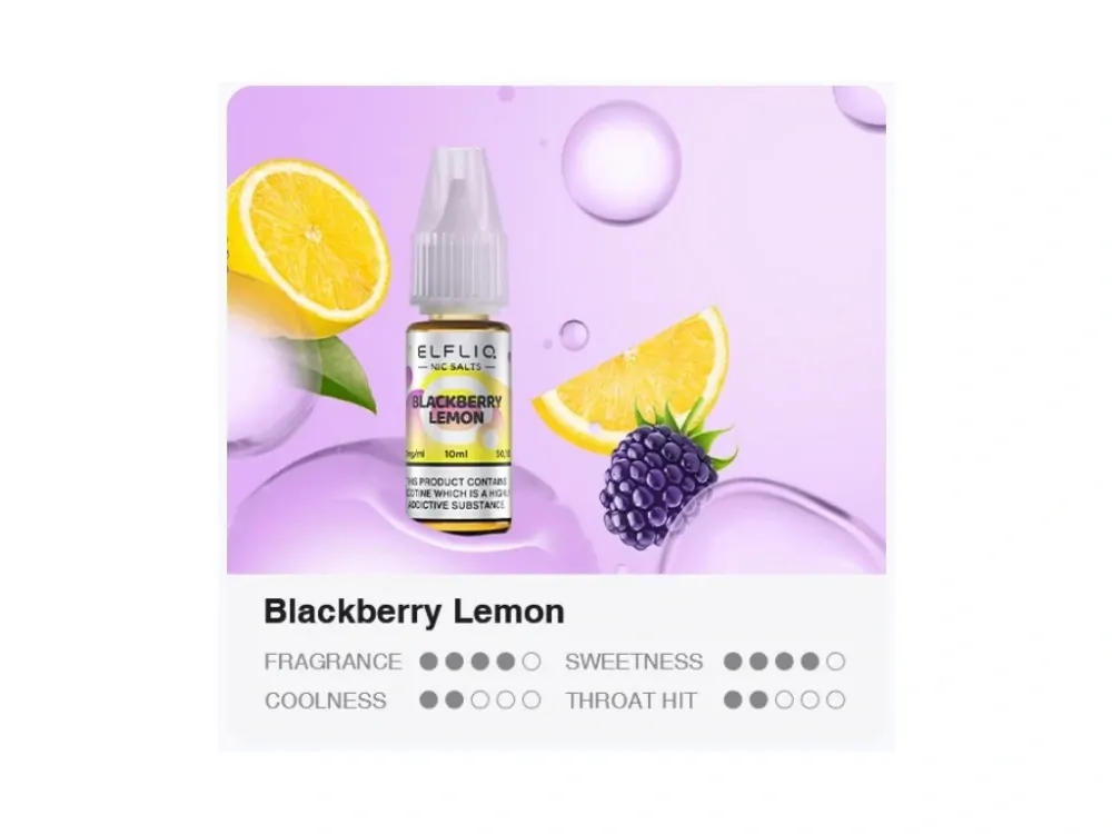 ELF LIQ Blackberry Lemon 10ml 20mg