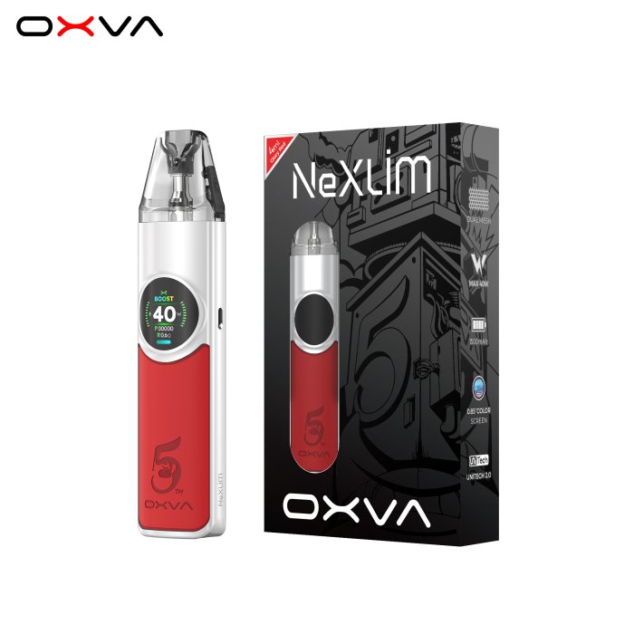 OXVA NeXLIM elektronická cigareta 1500mAh Glory Red