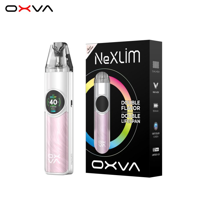 OXVA NeXLIM elektronická cigareta 1500mAh Pearl Pink