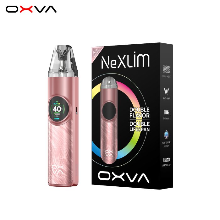 OXVA NeXLIM elektronická cigareta 1500mAh Rose Gold