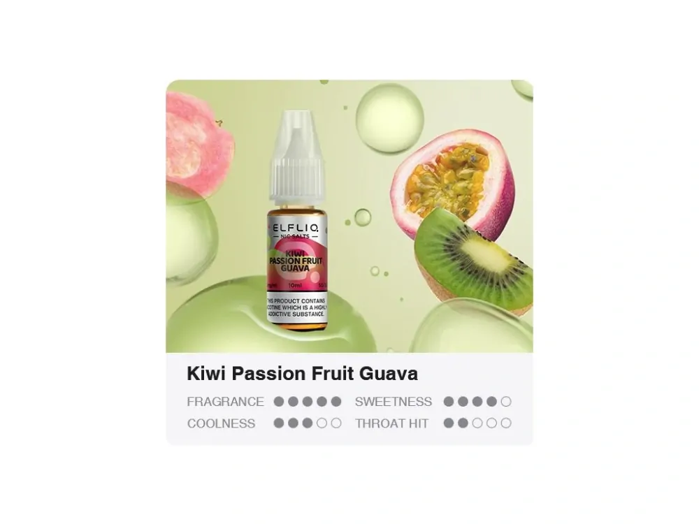 ELF LIQ Kiwi Passionfruit Guava 10 ml 20 mg