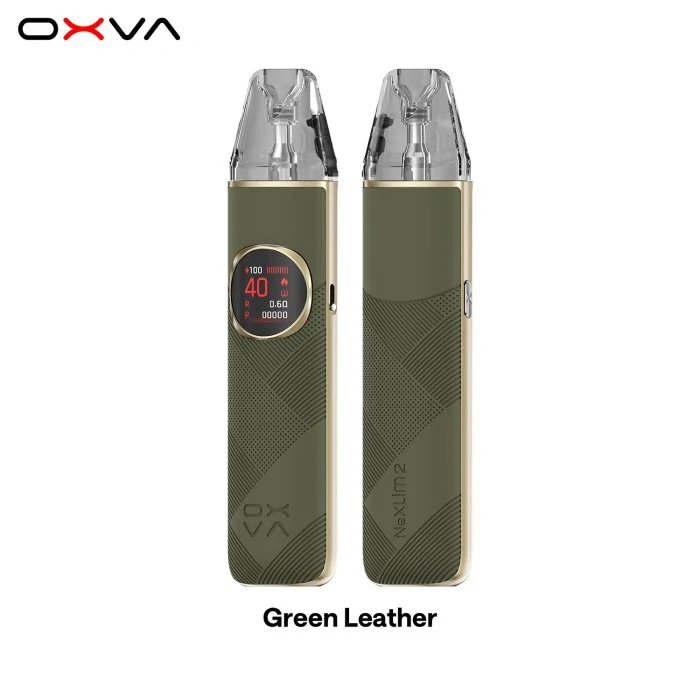 OXVA NeXLIM 2 elektronická cigareta 2000mAh Green Leather