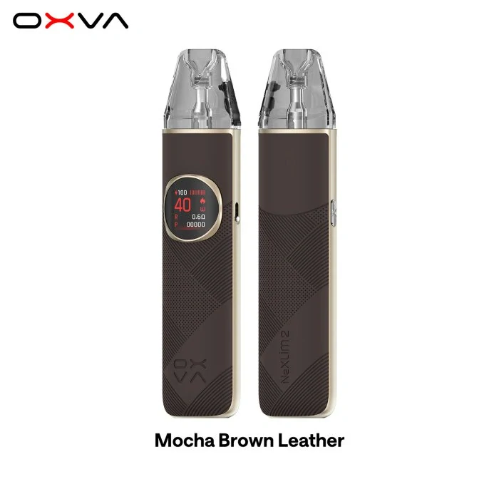OXVA NeXLIM 2 elektronická cigareta 2000mAh Mocha Brown Leather