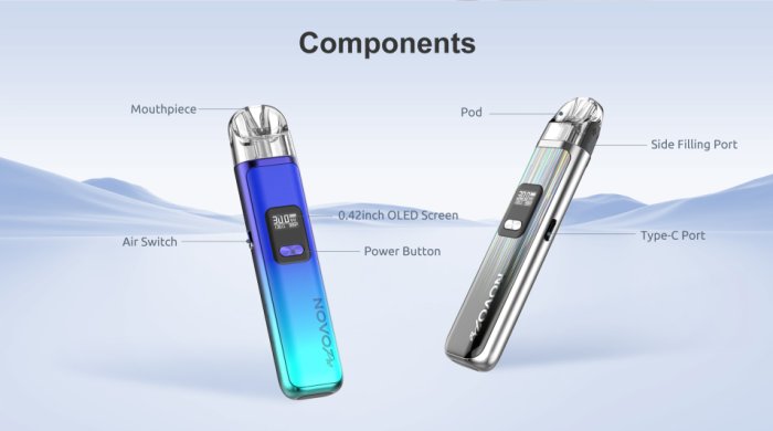 Smoktech NOVO Pro 1300 mAh Matte Black