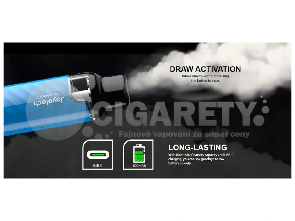 Joyetech WideWick AIR elektronická cigareta 800mAh Red