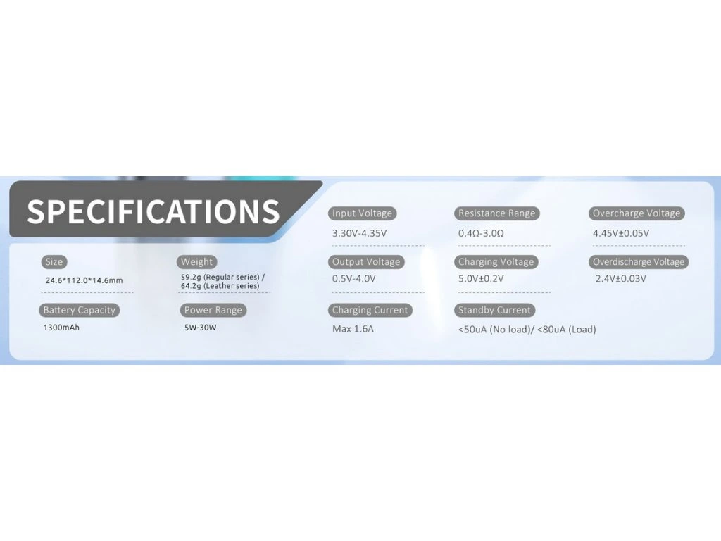 Smoktech NOVO Pro 1300 mAh Red Black