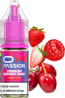 Liquid OXVA OX PASSION Salts Strawberry Raspberry Cherry 10ml - 10mg