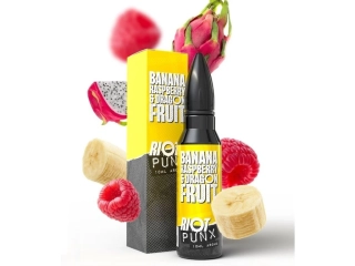 Příchuť Riot Squad PUNX S&V 10ml Banana Raspberry & Dragonfruit (Banán, malina a dračí ovoce)