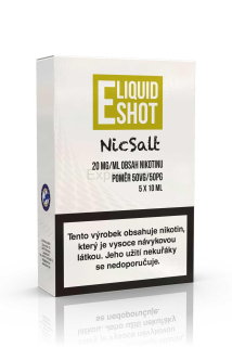 E-liquid Shot - Booster - NicSalt - 50/50 - 10mg - 5x10ml