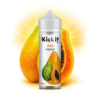 Příchuť KickIt - Juicy Papaya (Exotická papája) 10ml
