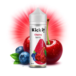 Příchuť KickIt - Cherry Berry (Svěží mix třešně a borůvky) 10ml