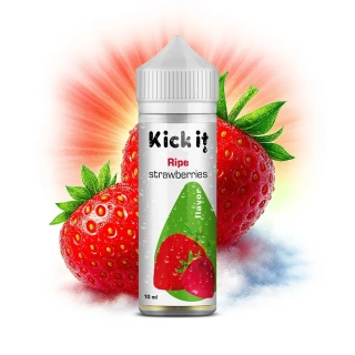 Příchuť KickIt - Ripe Strawberries (Zralé jahody) 10ml