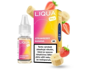 LIQUA - NIC SALT - STRAWBERRY BANANA 10 ML - (20 MG)