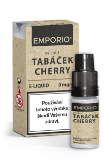 Liquid EMPORIO Tabáček Cherry 10ml - 12mg
