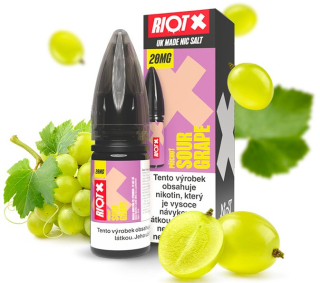 Liquid RIOT X Salt Sour Grape (Hroznové víno) 10ml-10mg