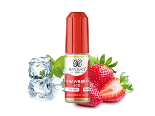 BAR JUICE 5000 Salt Strawberry ICE 20mg 10ml Jahoda, Chladivá složka (ICE)