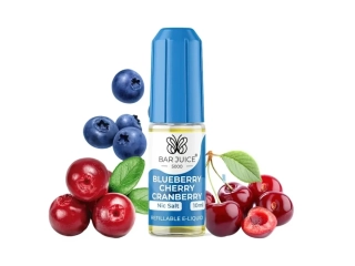 BAR JUICE 5000 Salt Blueberry Cherry Cranberry 20mg 10ml Borůvka, Třešeň, Brusinka