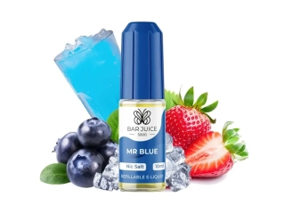 BAR JUICE 5000 Salt Mr Blue 20mg 10ml Ostružina, Borůvka, Malina, Chladivá složka (ICE)