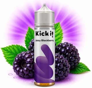 Příchuť KickIt - Juicy Blackberry (Šťavnatá ostružina) 10ml