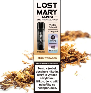 LOST MARY TAPPO Pods cartridge 1x Silky Tobacco 17mg 