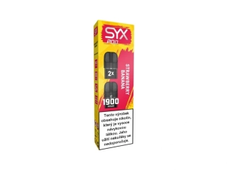 SYX POD NÁPLŇ STRAWBERRY BANANA 16,5 MG 2x2 ML