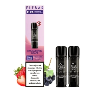 ELF BAR ELFA POD náplň Strawberry Grape 20mg 2ks