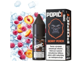 E-liquid - POPIČ! - Berry Peach 10ml / 20mg