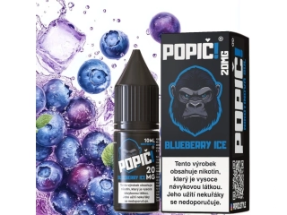 E-liquid - POPIČ! - Blueberry Ice 10ml / 20mg