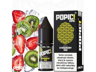 E-liquid - POPIČ! - Strawberry Kiwi 10ml / 20mg