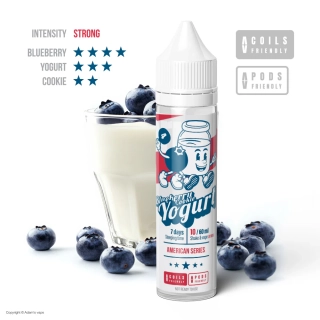 Adam's vape  Blueberry Cookie Yogurt